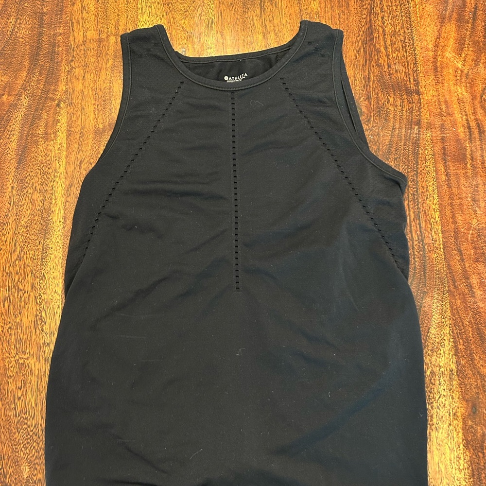 Athleta Black Fitted Tank Top